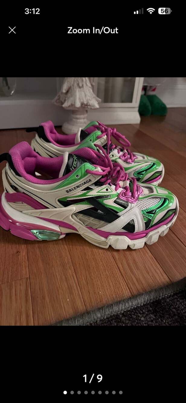 Balenciaga Track.2 Trainer Pink Green